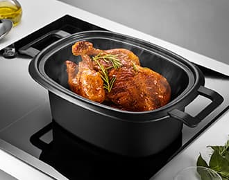 Stovetop-safe cookpot.