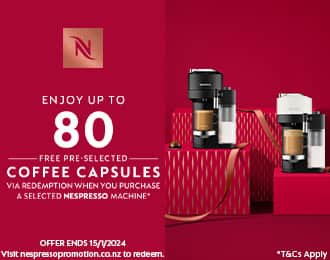 nespresso coffeee machines promtion on delonghi website