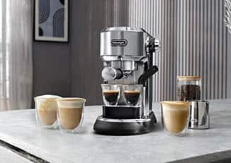 new dedica maestro delonghi small coffee machine shop now